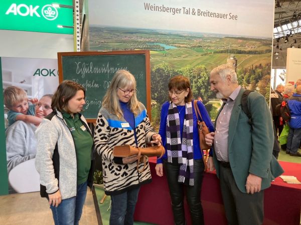  – Ein Foto vom letzten Jahr: Das Interesse am Stand der TG Heilbronner Land auf der CMT war groß.