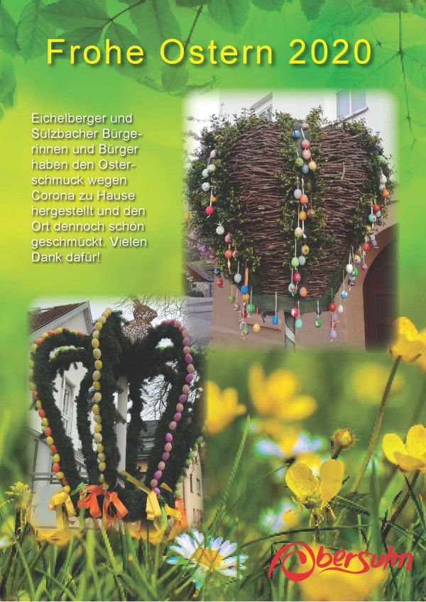 Titelbild Obersulmer Nachrichten Ostern 2020 – Titelbild Obersulmer Nachrichten Ostern 2020 Titelbild Obersulmer Nachrichten Ostern 2020 – Titelbild Obersulmer Nachrichten Ostern 2020
