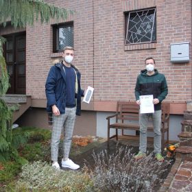 Preisübergabe Denz – Preisübergabe bei Herrn Marco Denz