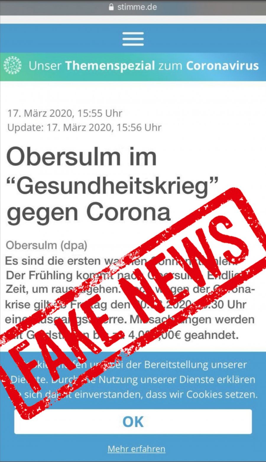 Falschnachricht
