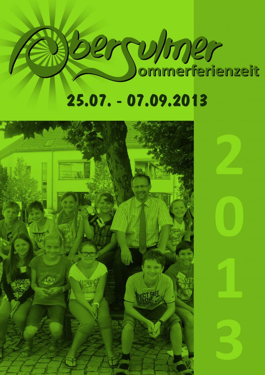 Programmheft der Obersulmer Sommerferienzeit 2013