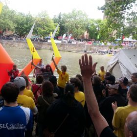 Siegerehrung aller teilnehmenden Teams.