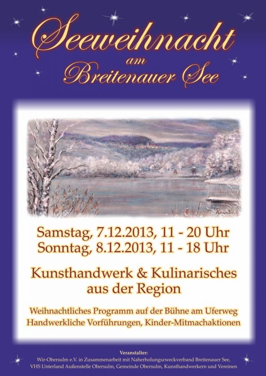 Seeweihnacht am Breitenauer See